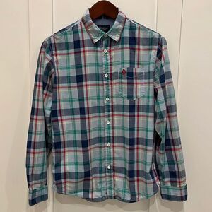 Men’s LS button up custom fit casual shirt